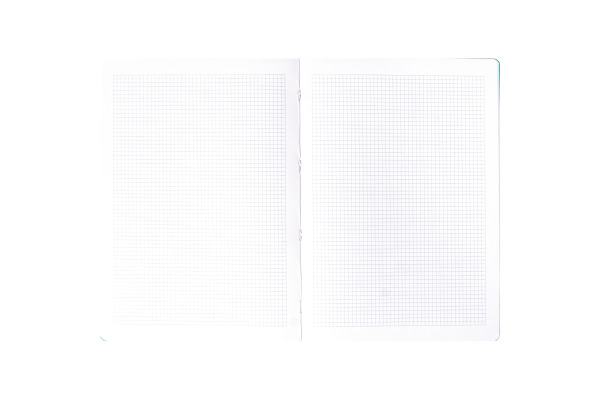 NOVOOO Pressspanheft grün A4 729792 4mm kariert, 80g,Rand 48 Blatt
