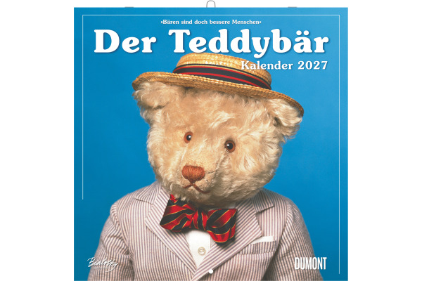 DUMONT Bildkalender 2027 261209 Der Teddybär DE 30x30cm
