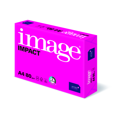 Image Impact hochweiss, Kopierpapier, holzfrei ECF, 80g/m2 210mm x 297mm, A4, SB 2'500 Blatt (Box 5x500 Blatt)