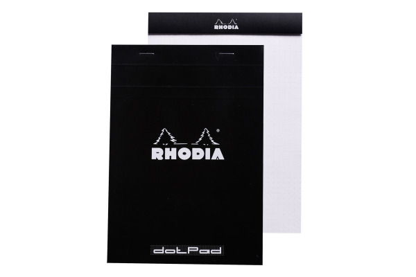 RHODIA Dot Pad schwarz A5 16559C Raster 80 Blatt