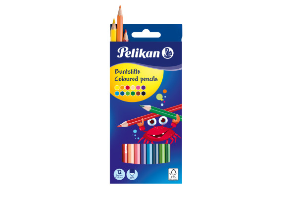 PELIKAN Buntstifte sechseckig 724005 12 Farben