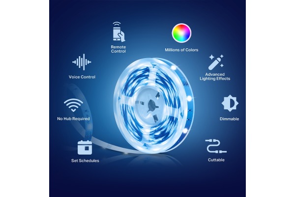 TP-LINK Tapo Smart Light Strip TAPOL9005 Wifi, dimmbar, mulitcolor 5m