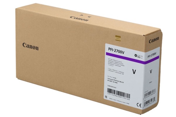 CANON Tintenpatrone violett PFI2700V iPF GP-2000/4000 700ml
