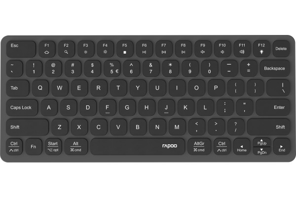 RAPOO UCK-6001 Ultraslim Keyboard 12473 8-in-1 USB C Multiport Hub