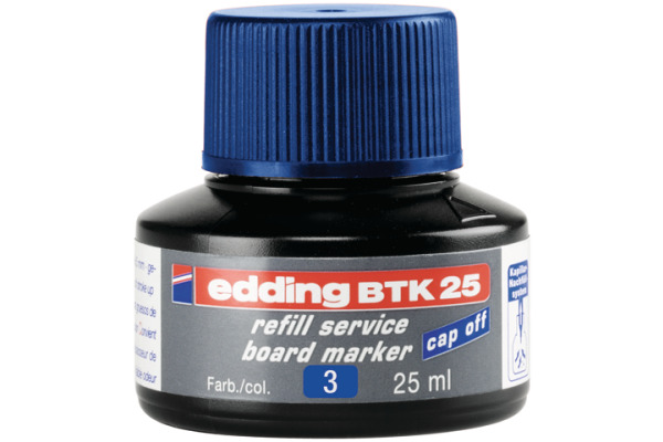 EDDING Nachfülltusche BTK25 BTK-25-3 blau