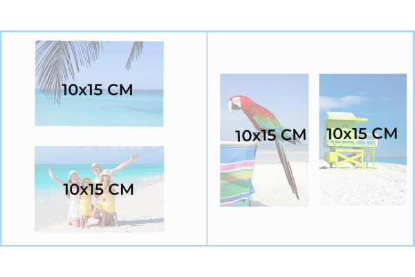 EXACOMPTA Fotoalbum Summertime 25x25cm 16347E Pastellgelb 30 Seiten