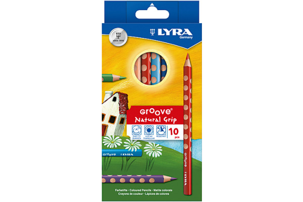 LYRA Farbstifte Groove 3811100 10 Farben