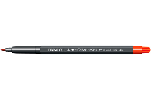 CARAN D'A Classic Fibralo Brush 0.5-5mm 186.060 zinnoberrot