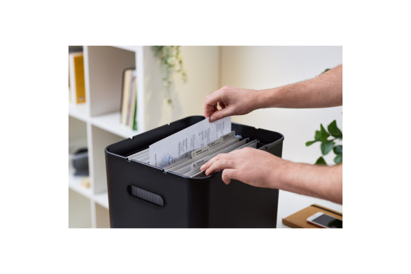ROTHO Archivbox MyPaper 64508080 schwarz 29x29.5x40cm