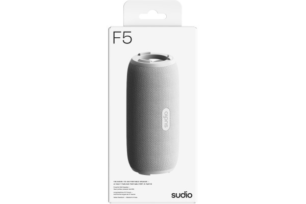 SUDIO Portable Speaker 20W F5WHT F5, White
