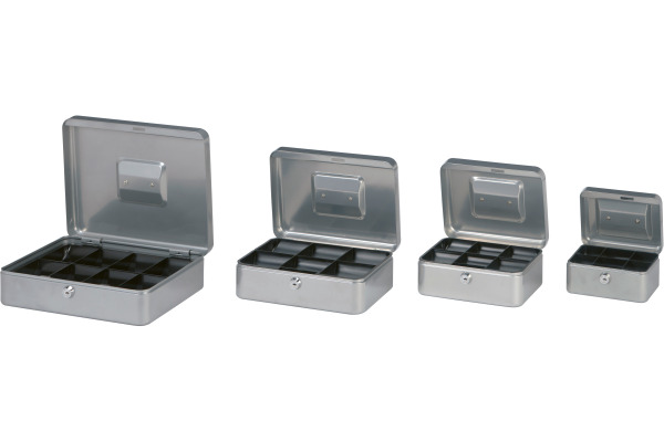 MAUL Geldkassette 1 15,2x12,5x8,1cm 5610195 silber