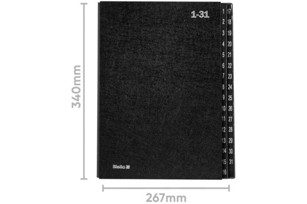BIELLA Pultmappe A4 32343100U schwarz 1-31
