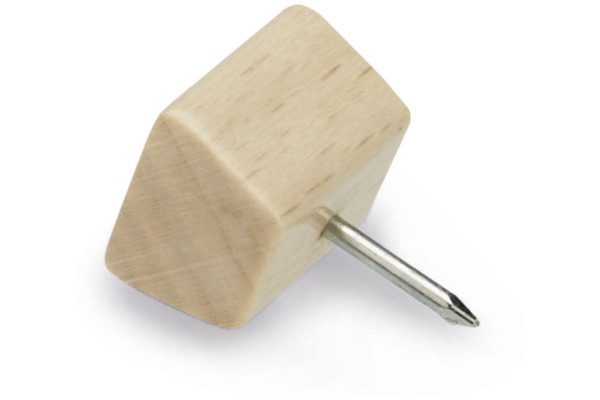 MAGNETOP. Design Pinwand-Nadeln 25 Stück 111165549 Wood Series, Birke 18x13x13mm
