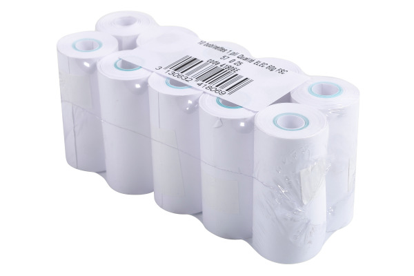 EXACOMPTA Rollen Offset Papier 10 Stk. 41806E 57x25mmx6.5m für Kasse