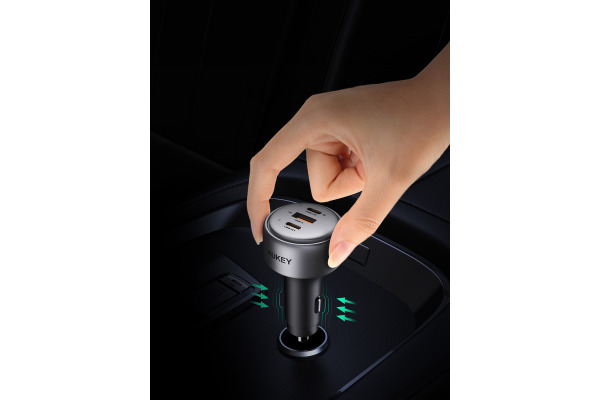 AUKEY Pathfinder PD Car Charger CC-P4 165W 3-Port