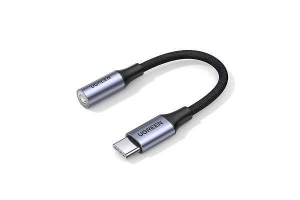 UGREEN Cable USB-C to 3.5mm M/F 80154 Alu Shell with Braided 10cm