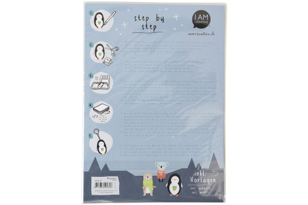 I AM CREA Shrinkfolie A4 4010.47 gefrostet, 5 Blatt