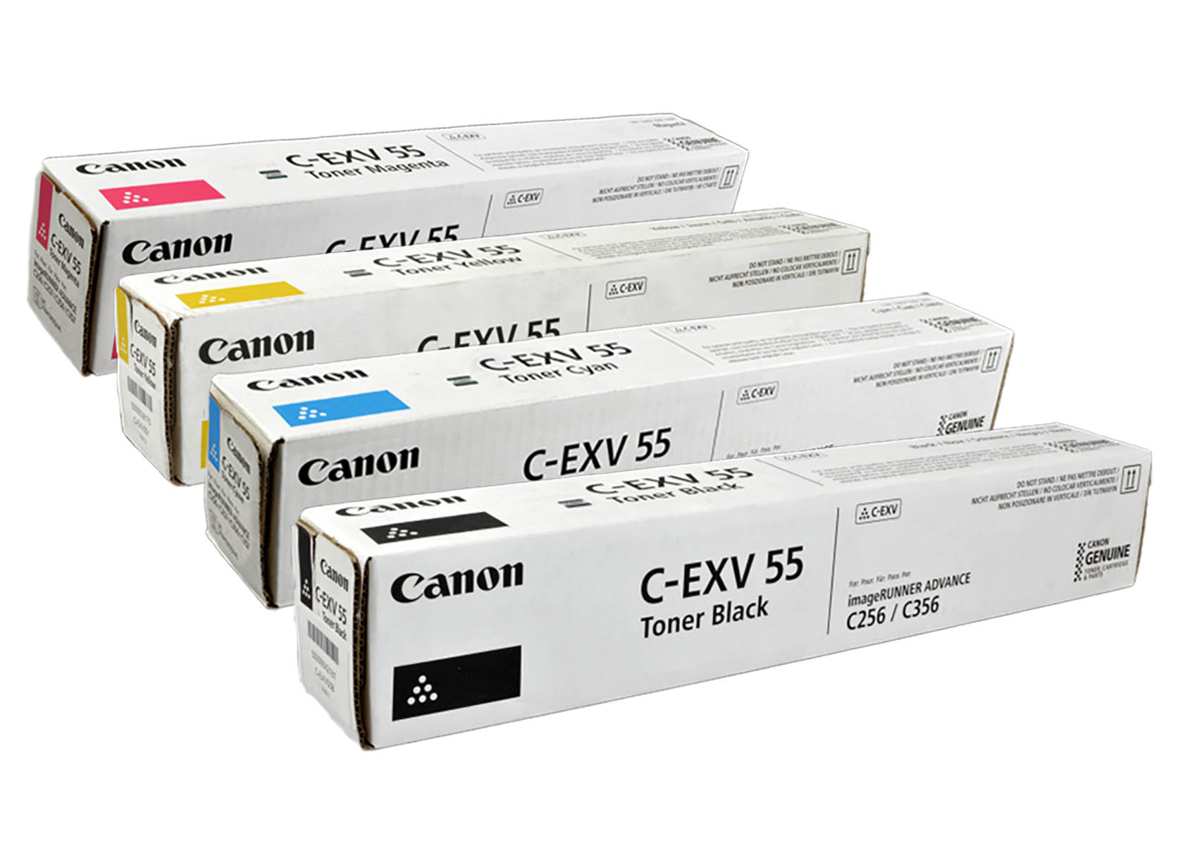 Original Canon C-EXV 55 SET Multipack / Set mit allen vier Farben