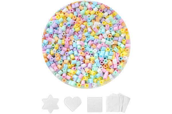 I AM CREA Bügelperlen 4012.23 Pastell Mix 5000 Stück