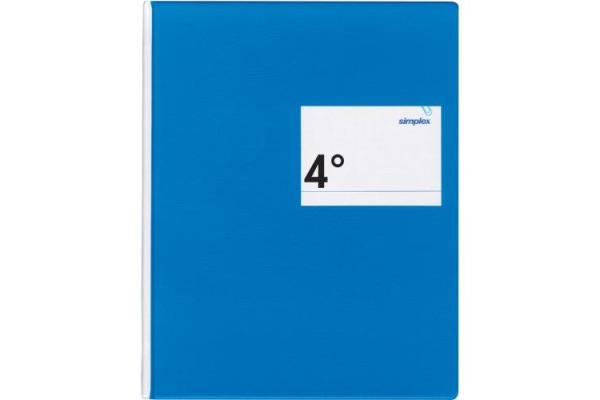 SIMPLEX Geschäftsbuch 17,5x22cm 17445 blau 40 Blatt