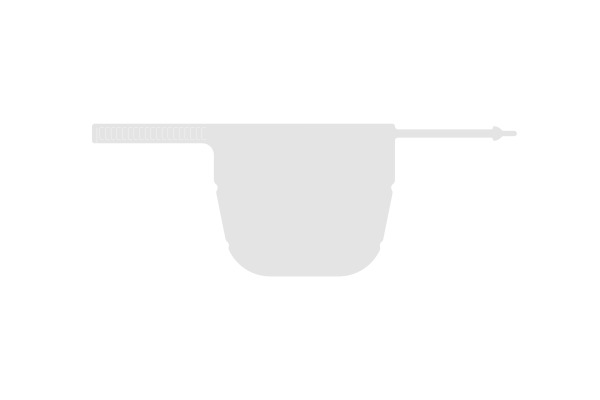 MAGNETOP. Gesichtsvisier rPET 25x32x75mm 1102501 weiss, transparent 5 Stück