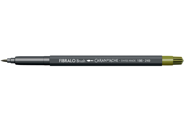 CARAN D'A Classic Fibralo Brush 0.5-5mm 186.249 dunkeloliv
