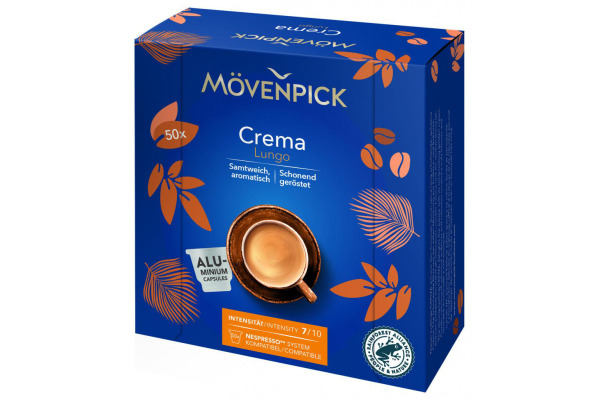 MÖVENPICK Kaffeekapseln 10.02081 Crema 50 Stk.