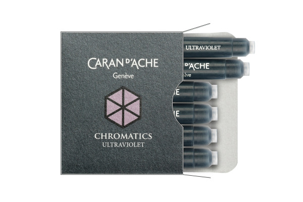 CARAN D'A Tintenpatrone 8021.099 Ultraviolet 6 Stück