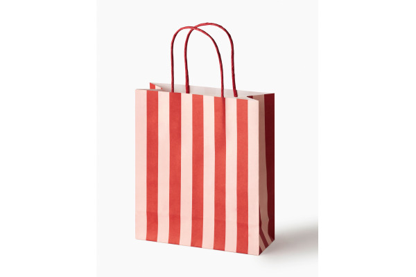 FOLIA Papiertüten M 12x15cm 21825/8 Stripes Classic, ass. 8 Stk.