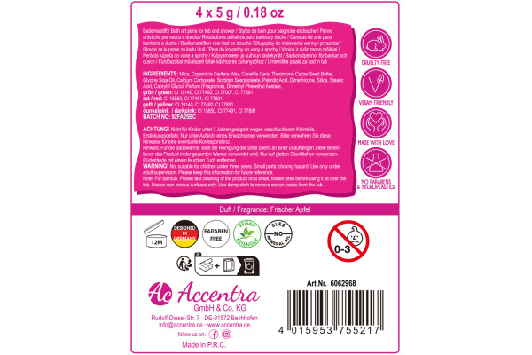 KOOLKIDZ Bademalstifte 6062968 assortiert 4 Stück