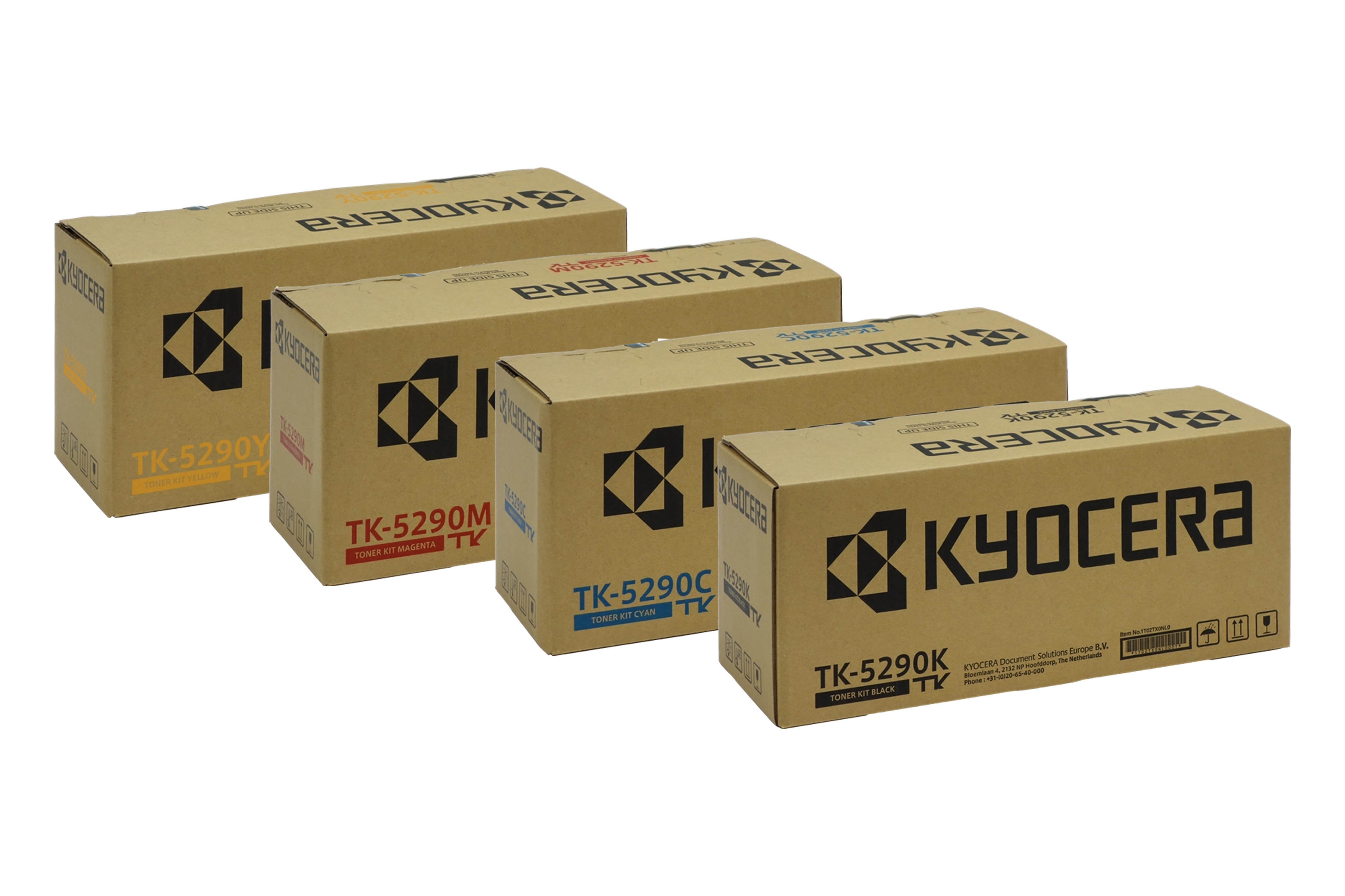 Original KYOCERA TK-5290 SET Multipack / Set mit allen vier Farben