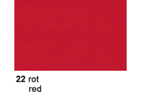 URSUS Transparentpapier 70x100cm 2631422 42g, rot