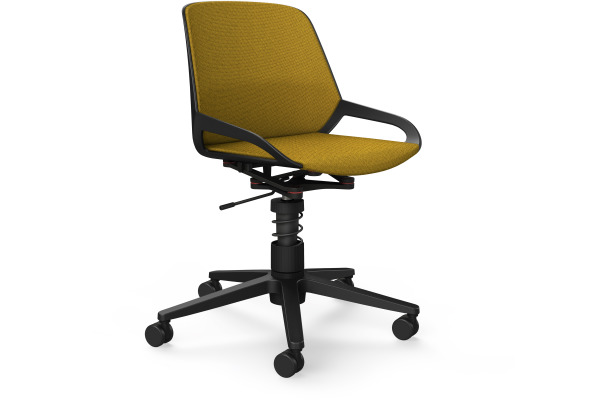 AERIS Bürodrehstuhl Numo Task 962WRSTBK gelb/schwarz