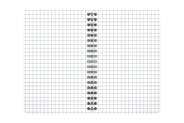 OXFORD Spiralheft Office A6 100100899 ass., kariert 5mm 90 Blatt