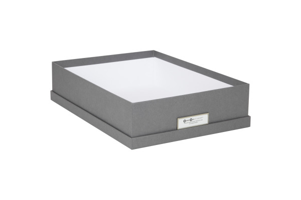 BIGSO BOX Aufbewahrungsbox Oskar A4 945154141 grau 26x35x8.5cm