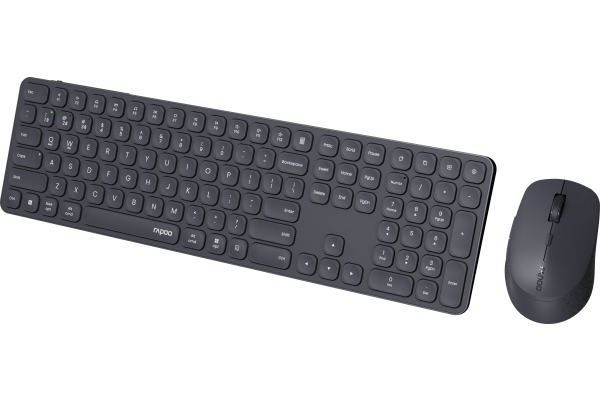 RAPOO 9810M ultraslim full deskset 12650 Wireless, Dark Grey