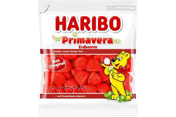 HARIBO Primavera Erdbeeren OR48824 Beutel 100g