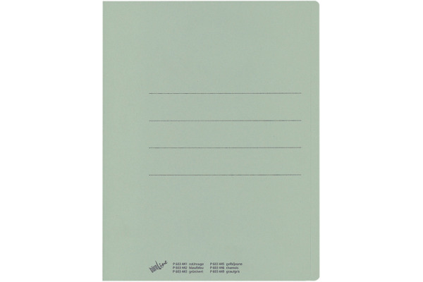 BÜROLINE Einlagemappe Recycling A4 25040030P grün 240g/m2 100 Stück
