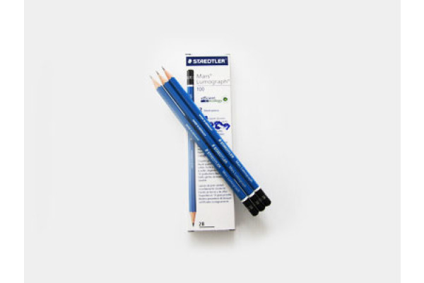 STAEDTLER Bleistift MARS 3B 100-3B Lumograph 100