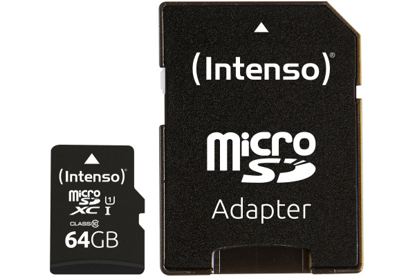 INTENSO Micro SDXC Card PREMIUM 3x64GB 3423593 incl. SD Adapter