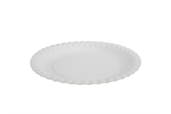 EJS Teller aus Karton 18cm 3141.2021 weiss 100 Stk.