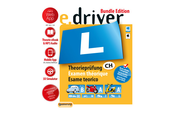SMARTDRIV e.driver Web App Bundle 978-3-908 Fahrschule (D/F/I)