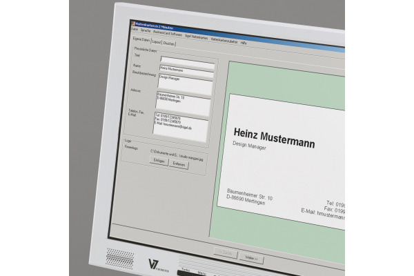 SIGEL Visitenkarten 85x55mm LP800 weiss, 250g 100 Stück