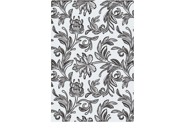 SIZZIX Prägeschablone A5 666888 Botanical Large