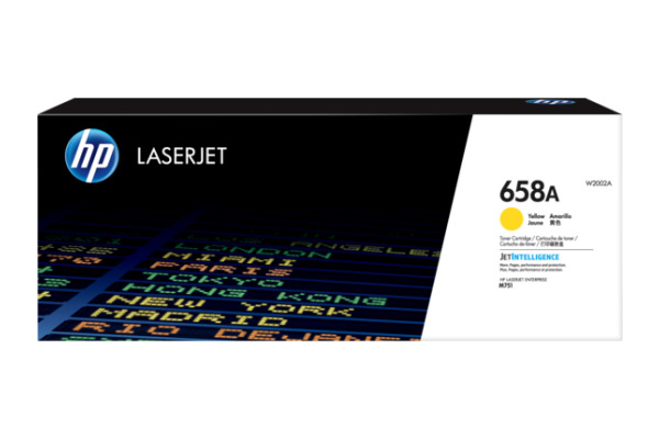 HP Toner 658A yellow W2002A CLJ Enterprise M751 6000 S.