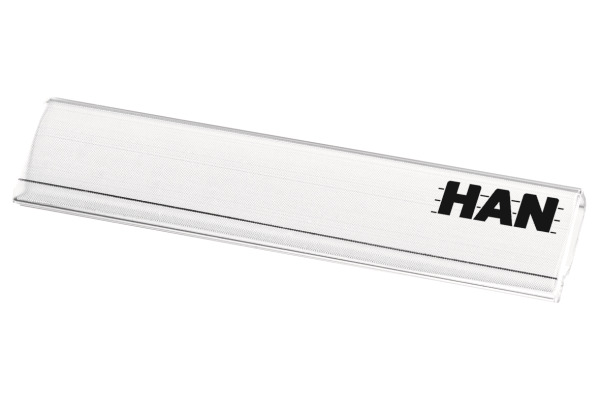 HAN Beschriftungs-Clip 60x13mm 1021 transparent universal 10 Stück