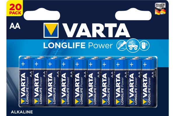 VARTA Batterie Longlife Power 4906121720 AA/LR06, 20 Stück