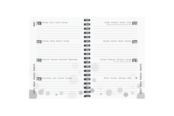 BIELLA Schüleragenda Miami 26/27 17870027U 1W/2S 12x16.5cm
