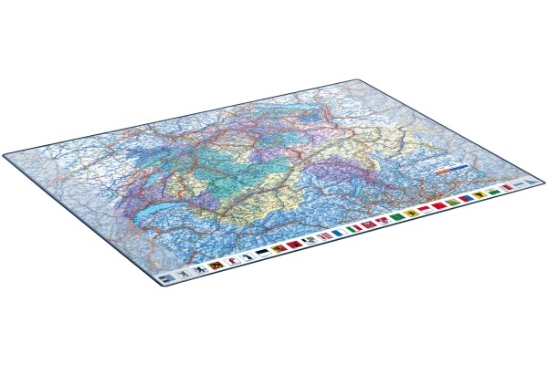 HANSA Schreibunterlage DE/FR 41-6020.0 GeoPad Schweiz 65x50cm