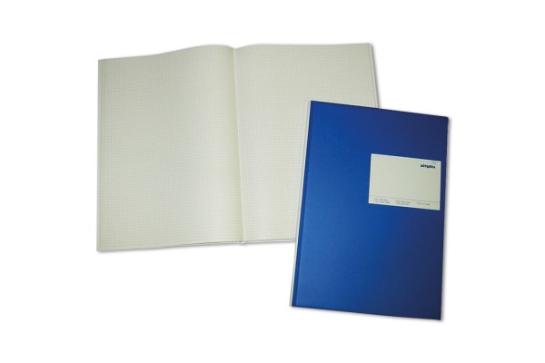 SIMPLEX Geschäftsbuch A4 17133 blau 120 Blatt